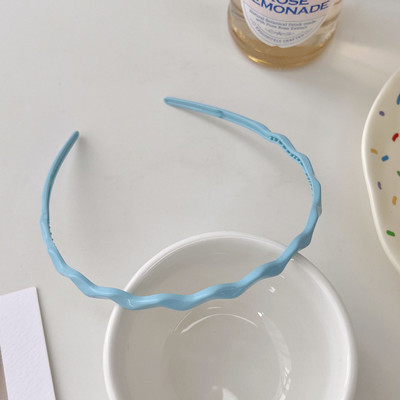 Modna jednobojna traka za kosu, slatkiši, slatke ukosnice s valovitim zubima, rođendanska zabava, bebe, dječje kopče za kosu, dodaci