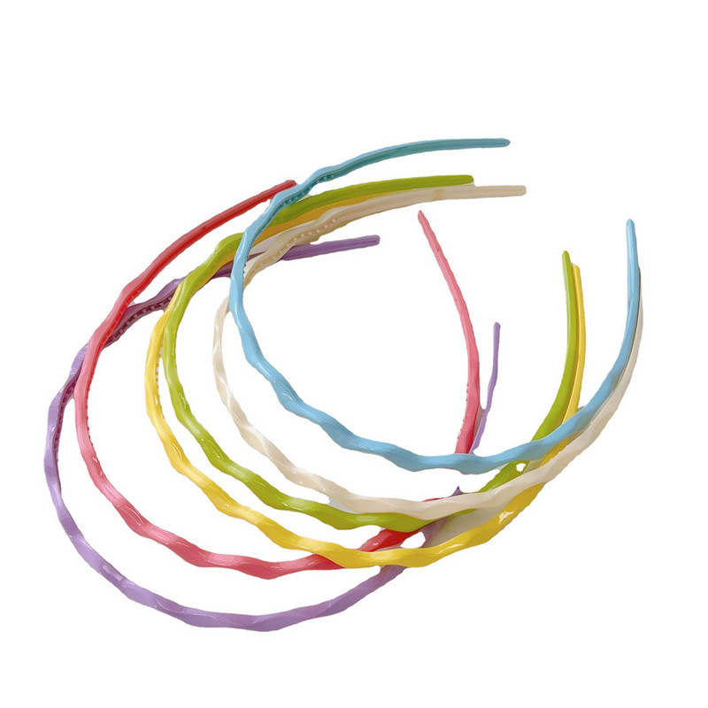 Modna jednobojna traka za kosu, slatkiši, slatke ukosnice s valovitim zubima, rođendanska zabava, bebe, dječje kopče za kosu, dodaci