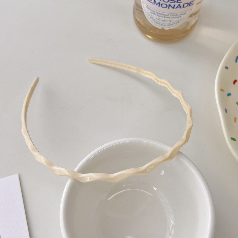 Modna jednobojna traka za kosu, slatkiši, slatke ukosnice s valovitim zubima, rođendanska zabava, bebe, dječje kopče za kosu, dodaci