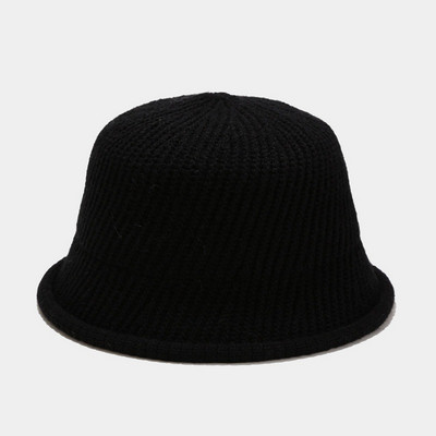 Nové krimpovacie vlnené pevné zimné pletené panamské klobúky pre ženy, teplé vedrové klobúky, dámske vonkajšie umývadlové klobúky, opaľovacie krémy, slnečné čiapky, darček