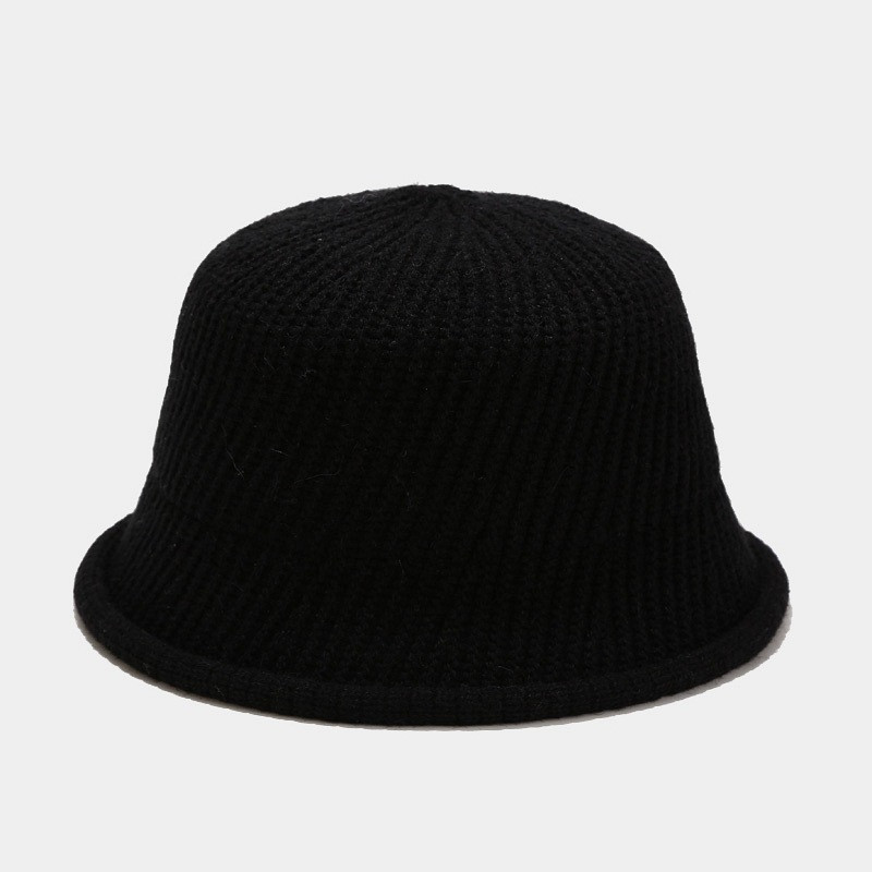 Nové krimpovacie vlnené pevné zimné pletené panamské klobúky pre ženy, teplé vedrové klobúky, dámske vonkajšie umývadlové klobúky, opaľovacie krémy, slnečné čiapky, darček