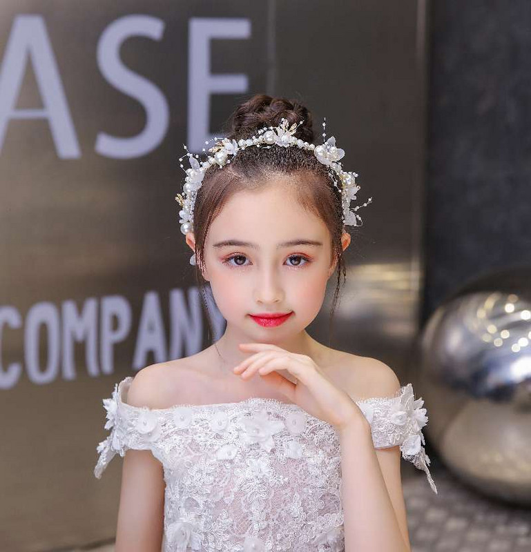 Izrada nepravilnih bisera Trake za glavu za djevojke Traka za kosu Mladenka Vjenčana frizura Modni dodaci za kosu za djecu Pokrivala za glavu