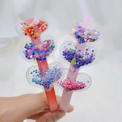 3 buc Bentite pentru fete Copii Bentite cu paiete Copii Nou ABS Trepte Dinți Benzi pentru păr Accesorii pentru păr