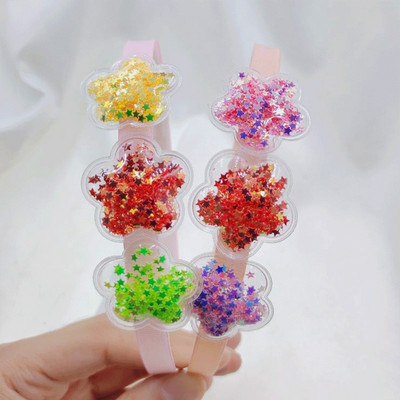 3 buc Bentite pentru fete Copii Bentite cu paiete Copii Nou ABS Trepte Dinți Benzi pentru păr Accesorii pentru păr