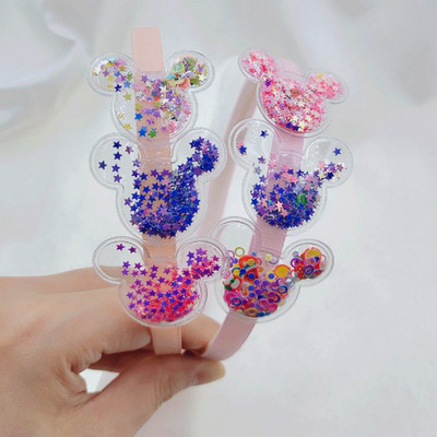 3 buc Bentite pentru fete Copii Bentite cu paiete Copii Nou ABS Trepte Dinți Benzi pentru păr Accesorii pentru păr