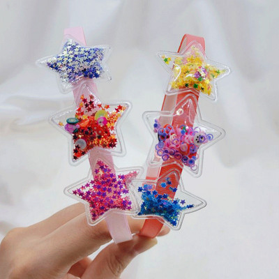 3 buc Bentite pentru fete Copii Bentite cu paiete Copii Nou ABS Trepte Dinți Benzi pentru păr Accesorii pentru păr