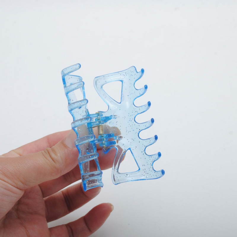 6 részes műanyag hajkapcsok női csillogó hajcsavarok hajcsatok hajtűk hajkiegészítők női bilincsek