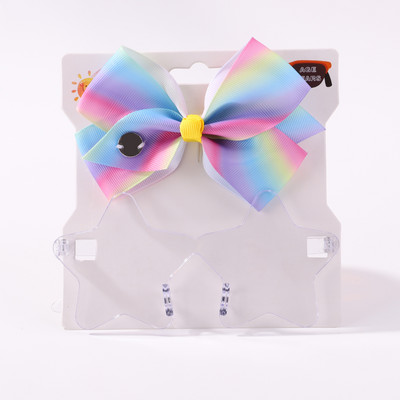 2 db/csomag Vintage Kids Nyári masni Fejpánt Kerek Napszemüveg Gyermek Napszemüveg Védőszemüveg Baba Gyerek Haj Kiegészítők