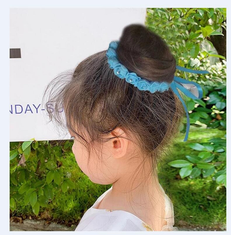 2 buc. PE ROSES Strasuri Elastice Legături de păr Inel frânghie Scrunchie Benzi de păr Suport pentru coadă de cal pentru femei sau fete Accesorii de păr