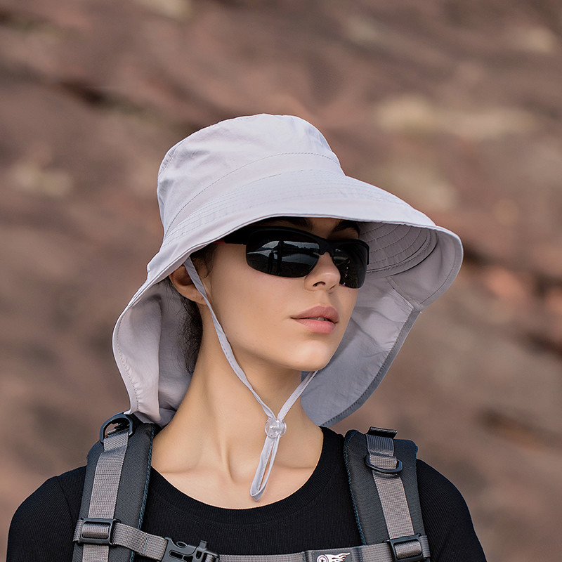 Žene Šešir za sunčanje sa širokim obodom Šešir s kantom Ljeto Ribolov na otvorenom Planinarenje UV Zaštita protiv vrata Šal Kapa sa šiltom Ženski šešir Šešir