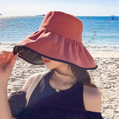 Suvine Beach Love Heart tuulekindel vinüül päikesekaitse ämbrimüts naistele päikesevari UV suurte räästadega kalamehemüts kokkupandav