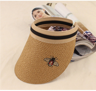 Novi ženski šeširi za sunčanje Ručno izrađeni DIY Pčele Kape sa šiltom za roditelje i dijete Ljetna kapa Ležerna kapa za sjenilo Prazan cilindar za plažu