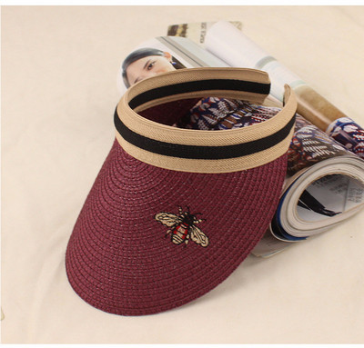 Novi ženski šeširi za sunčanje Ručno izrađeni DIY Pčele Kape sa šiltom za roditelje i dijete Ljetna kapa Ležerna kapa za sjenilo Prazan cilindar za plažu