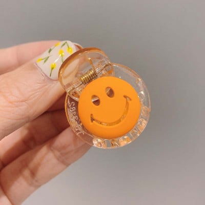 Akril Mosolygós Hajklipek Fejdísz Lófarok Tartók Haj Karmok 2023 Új stílusú gyerekek Mosolyarc Hajfogás Fejrák