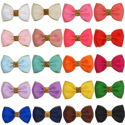 20 GAB 3 collu meiteņu matu sprādze, divslāņu zelta lentes matu sprādze meitenēm matu aksesuāri, bērnu galvassegas, matu sprādzes, vairumtirdzniecība