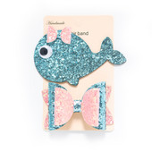 Crtani slatki kit Sjajne ukosnice Mašne za djevojčice Kompleti pokrivala za glavu Svjetlucave kawaii ukosnice Dodaci Djeca Dječje kopče za kosu sa strane