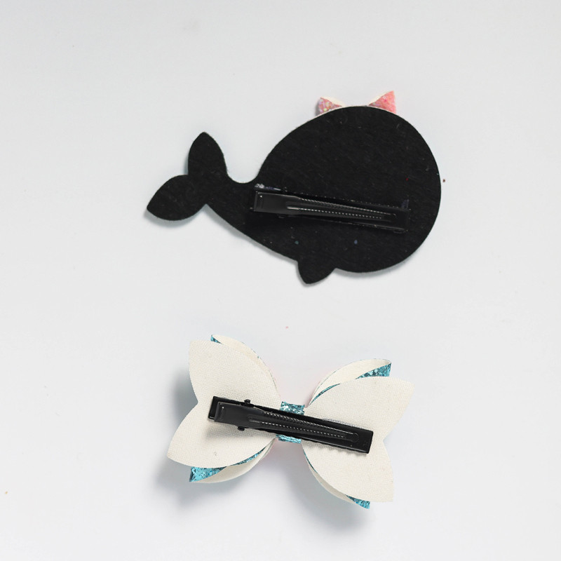 Crtani slatki kit Sjajne ukosnice Mašne za djevojčice Kompleti pokrivala za glavu Svjetlucave kawaii ukosnice Dodaci Djeca Dječje kopče za kosu sa strane