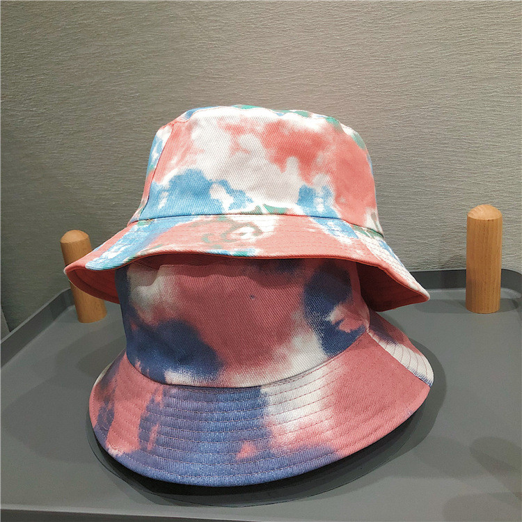 Dvostrana kapa s šiltom, šešir s vedrom, šešir, šešir za sunce, šešir s uličnim trendom, ženski šešir, ribarski šešir s uzorkom bojenom tintom