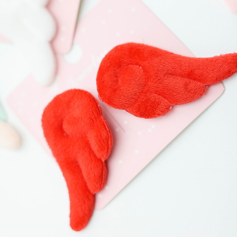 Aripă de înger Kawaii de pluș Agrafă de păr drăguță Tochiuță pentru cap Agrafă de păr Ornamente pentru păpușă Animal de companie Cosplay Fete Accesorii pentru agrafă de păr