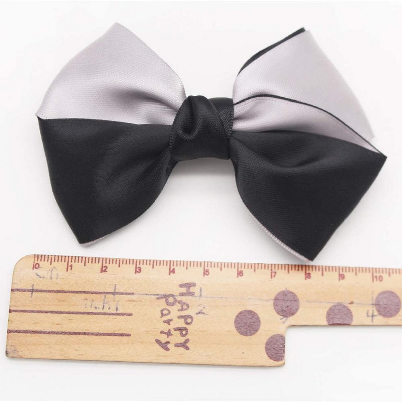 Fundițe de păr pentru fete Fundițe artizanale din pânză satinată Fundițe netede super lucioase pentru fete Accesorii de păr pentru fete de 4 in