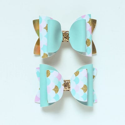 Seturi pentru fete Cântare de sirenă Fundițe Agrafe de păr Boutique Agrafe drăguțe Agrafe de zi pentru școală Accesorii pentru cap sau fără agrafă Agrafe de păr