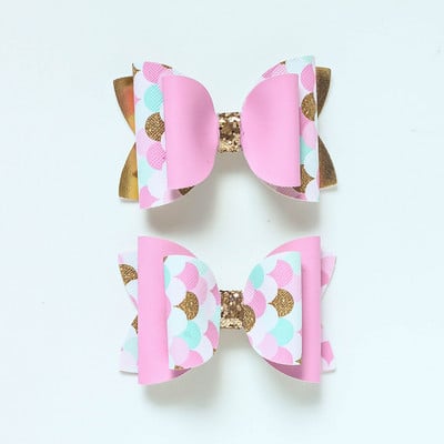 Seturi pentru fete Cântare de sirenă Fundițe Agrafe de păr Boutique Agrafe drăguțe Agrafe de zi pentru școală Accesorii pentru cap sau fără agrafă Agrafe de păr