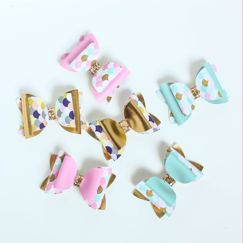 Seturi pentru fete Cântare de sirenă Fundițe Agrafe de păr Boutique Agrafe drăguțe Agrafe de zi pentru școală Accesorii pentru cap sau fără agrafă Agrafe de păr