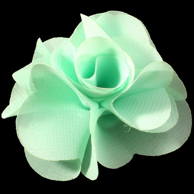 10 vnt / siunta 2,6" 20 spalvų naujagimio minkšta prašmatni šifono gėlė Vaikams Mergaičių plaukų aksesuarai Dirbtinio audinio gėlės galvos tvarsčiams