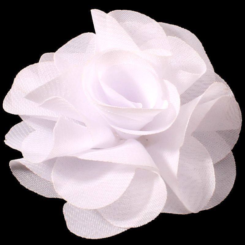 10 vnt / siunta 2,6" 20 spalvų naujagimio minkšta prašmatni šifono gėlė Vaikams Mergaičių plaukų aksesuarai Dirbtinio audinio gėlės galvos tvarsčiams