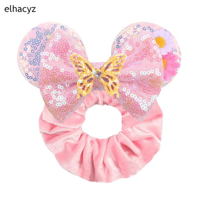 Nové 1 pár populárnych flitrovaných vlasových mašličiek s myšou do uší, sponiek na dievčatá, roztomilej motýľovej postavičky, sponky do vlasov, párty, cosplay, festival, vlasový doplnok