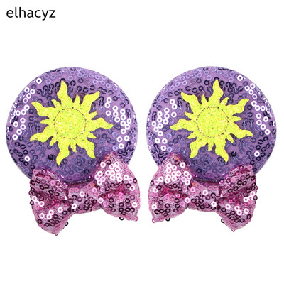 Nové 1 pár populárnych flitrovaných vlasových mašličiek s myšou do uší, sponiek na dievčatá, roztomilej motýľovej postavičky, sponky do vlasov, párty, cosplay, festival, vlasový doplnok