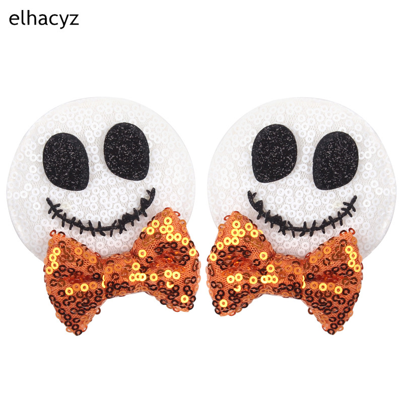 Nové 1 pár populárnych flitrovaných vlasových mašličiek s myšou do uší, sponiek na dievčatá, roztomilej motýľovej postavičky, sponky do vlasov, párty, cosplay, festival, vlasový doplnok