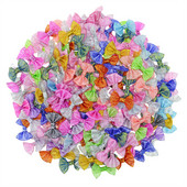 100 kom./lot Mini mala mašna s vrpcom za kućne ljubimce Mašna za kućne ljubimce SAMO MAŠNA BEZ KVAPILA DIY Vjenčani ukrasi Dodaci za kosu PB001