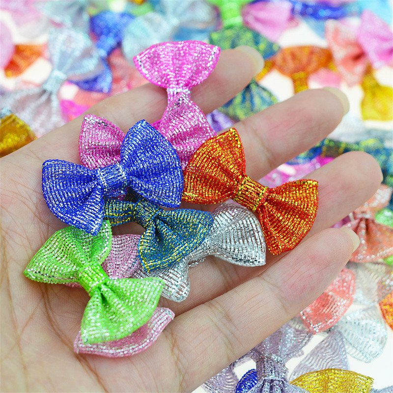 100 kom./lot Mini mala mašna s vrpcom za kućne ljubimce Mašna za kućne ljubimce SAMO MAŠNA BEZ KVAPILA DIY Vjenčani ukrasi Dodaci za kosu PB001