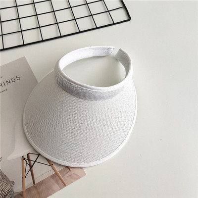 2023 noi femei cu viziere de vară pălărie pliabilă pălărie de soare cu boruri largi pălărie de plajă pălării de paie chapeau pentru plajă șapci cu protecție UV