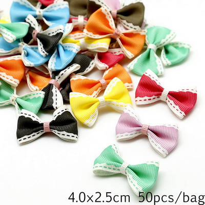 10-50gb jauktas bērnu satīna lentes svītras, lociņus matu sprādzes Aplikācijas DIY šūšana Amatniecība Kāzu tauriņš Scrapbooking Dekorācija