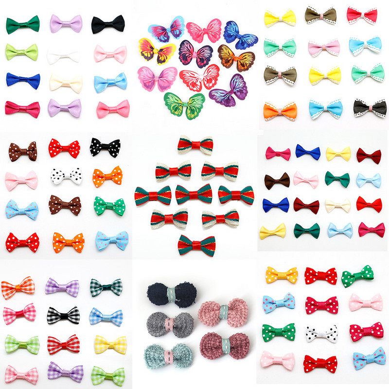 10-50gb jauktas bērnu satīna lentes svītras, lociņus matu sprādzes Aplikācijas DIY šūšana Amatniecība Kāzu tauriņš Scrapbooking Dekorācija