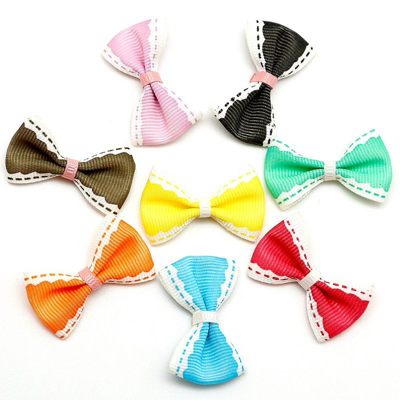 10-50gb jauktas bērnu satīna lentes svītras, lociņus matu sprādzes Aplikācijas DIY šūšana Amatniecība Kāzu tauriņš Scrapbooking Dekorācija