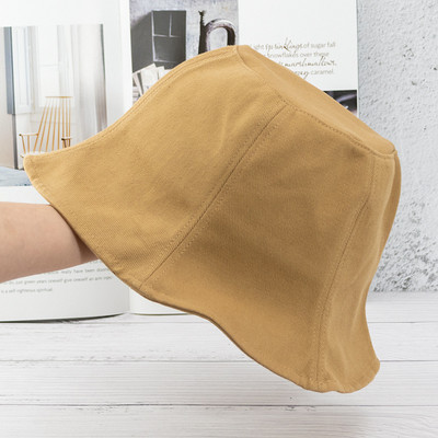 Modni pamučni šeširi Falbala Ženski panama šešir za zaštitu od sunca Ženski šešir za sunčanje Vanjski ribarski šešir Kapa za plažu Jesenski putni šešir