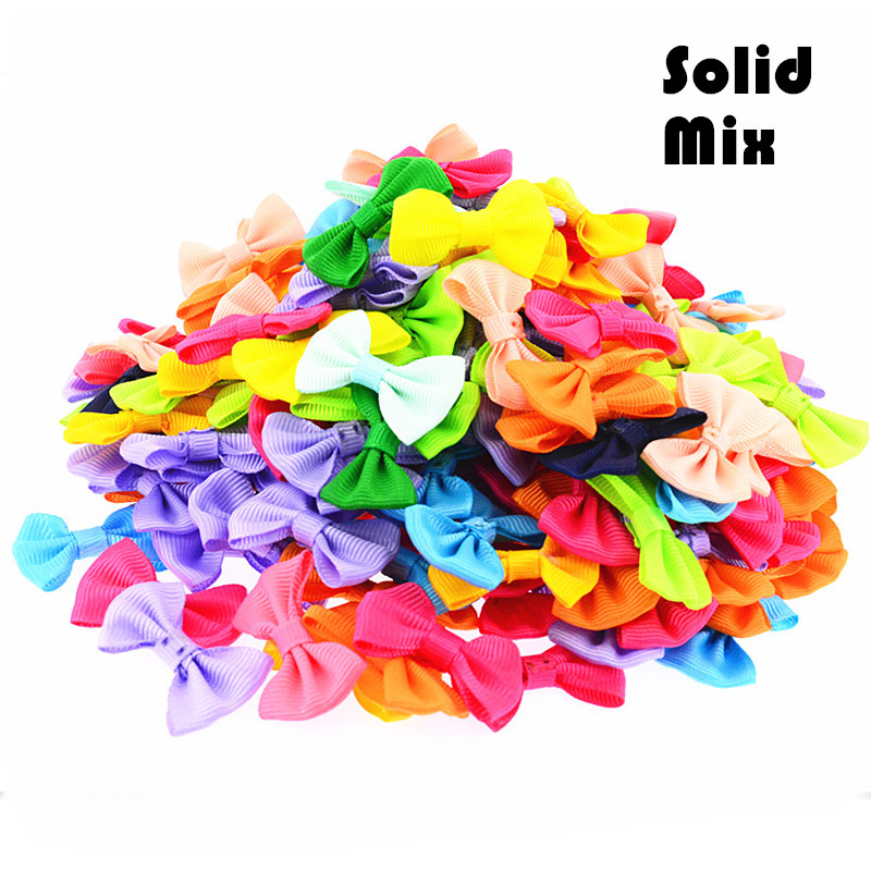 90-100 buc/lot Mini panglică mică pentru animale de companie cu fundiție artizanală NUMAI FUNCTĂ FĂRĂ CLIPuri DIY Papion Decor de nuntă Accesorii pentru păr PB002