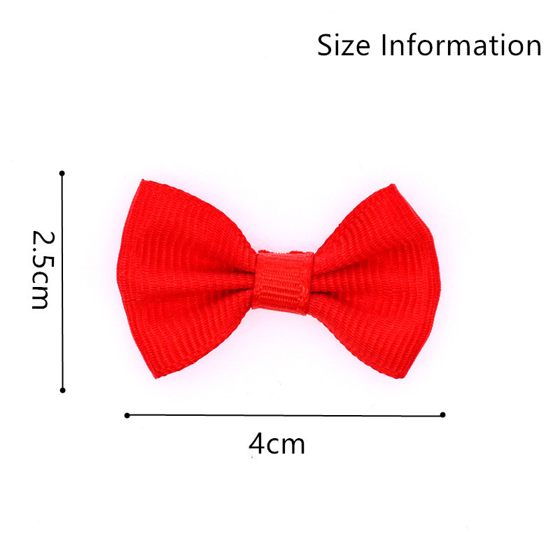 90-100 buc/lot Mini panglică mică pentru animale de companie cu fundiție artizanală NUMAI FUNCTĂ FĂRĂ CLIPuri DIY Papion Decor de nuntă Accesorii pentru păr PB002