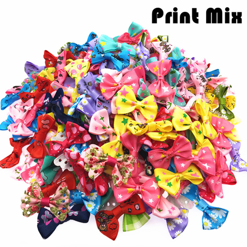 90-100 buc/lot Mini panglică mică pentru animale de companie cu fundiție artizanală NUMAI FUNCTĂ FĂRĂ CLIPuri DIY Papion Decor de nuntă Accesorii pentru păr PB002