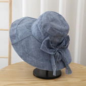 Nauja Moteriška skrybėlė nuo saulės plačių kraštų vasarinės kepurės moterims Madinga paplūdimio gatvės apsauga nuo saulės kibiro kepurė Moteriški dangteliai nuo saulės