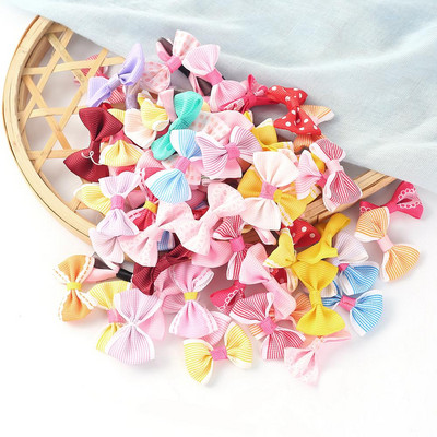 50 kom/lot vrpca s leptir-čvorom 3 cm vrpca s leptir mašnom za tortu Odjeća za kućne zabave Vjenčane dekoracije Ručno izrađeni DIY rukotvorinski dodaci