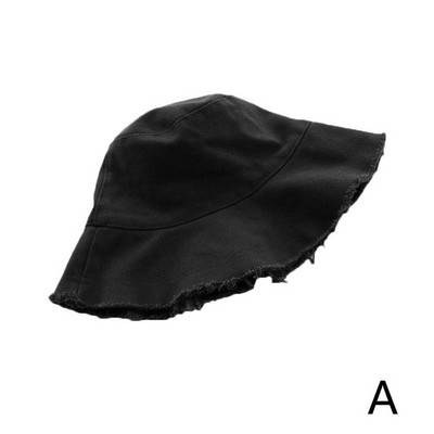 Pălărie cu găleată cu margine înghețată de modă, pălărie de vară pentru femei, pălărie de pescar, în aer liber, plajă, pescuit, pălărie de soare, pălărie hip hop Panama, pentru femei, bărbați