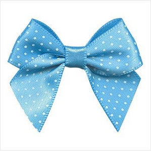 50kom Mašna od satenske vrpce DIY Dodaci za dekoraciju Točkasti otisnuti cvijet od vrpce 45 MM Mašna od satenske vrpce sa zlatnim rubom 5/8"