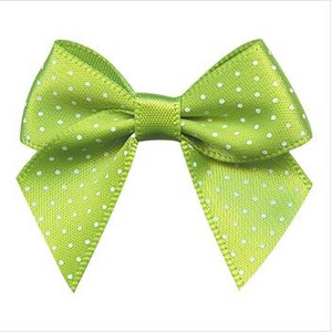 50kom Mašna od satenske vrpce DIY Dodaci za dekoraciju Točkasti otisnuti cvijet od vrpce 45 MM Mašna od satenske vrpce sa zlatnim rubom 5/8"