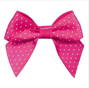 50kom Mašna od satenske vrpce DIY Dodaci za dekoraciju Točkasti otisnuti cvijet od vrpce 45 MM Mašna od satenske vrpce sa zlatnim rubom 5/8"