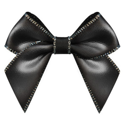 50kom Mašna od satenske vrpce DIY Dodaci za dekoraciju Točkasti otisnuti cvijet od vrpce 45 MM Mašna od satenske vrpce sa zlatnim rubom 5/8"