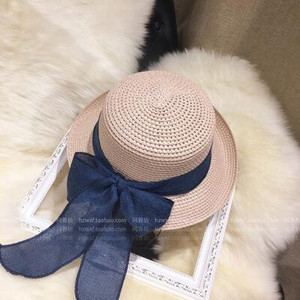 Novi modni ravni šešir za sunce Ženski ljetni slamnati šeširi s mašnom za žene Pokrivala za plažu 6 boja chapeau femme Poklon